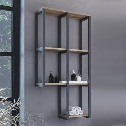 Стеллаж COMFORTY Порто дуб дымчатый 50*112 см