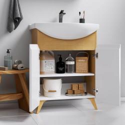 Тумба с раковиной AQWELLA Basic 65 