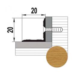 Профиль угловой ЛУКА ПУ 05-1 Дуб светлый 082 2,7 м