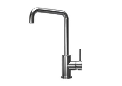 Смеситель для кухни GRANULA Сталь сатин KS-7110