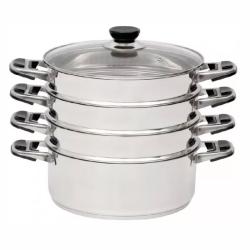 Мантоварка 21,5л/28см (4 секции) нерж.сталь /Катунь/