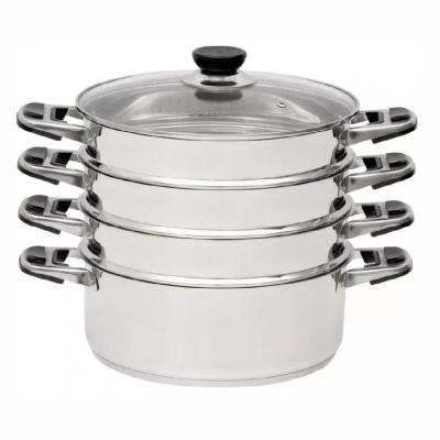 Мантоварка 21,5л/28см (4 секции) нерж.сталь /Катунь/