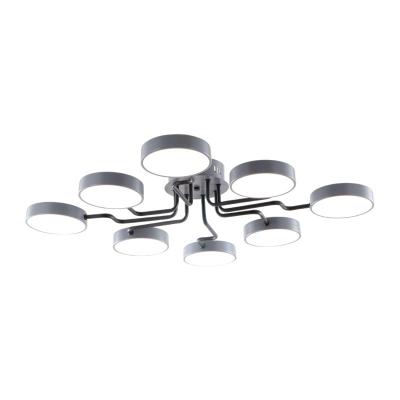 Люстра ЛАЙТ СФЕРА 18054STD/8 GY+BK Серый