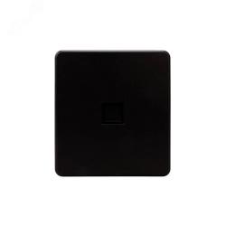 Розетка компьютерная KRANZ Strong RJ45 оникс KR-78-0724-3