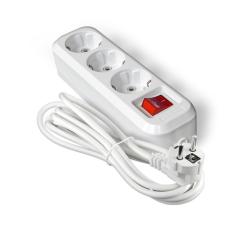 Удлинитель UNIVERSAL 3 гнезда с заземлением с выключателем 3 м 9631986
