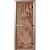 Дверь для бани DOORWOOD Березка Бронза матовая левое 2000*900 мм