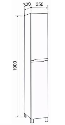 Пенал EMMY Агата 35*190 см