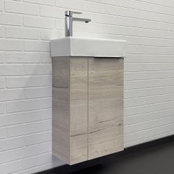 Тумба с раковиной COMFORTY Асти 40 дуб дымчатый 