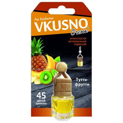 Ароматизатор автомобильный FRESHKO Vkusno тутти-фрутти AR1VB008