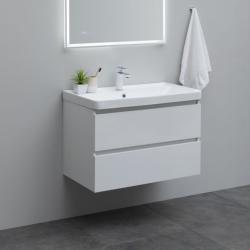 Тумба с раковиной AQUANET Вега 90 подвесная 