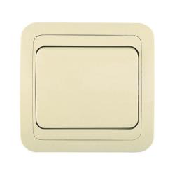 Выключатель MAKEL Mimoza 1 клавиша кремовый 25001