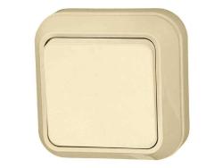 Выключатель MAKEL 1 клавиша кремовый 45201