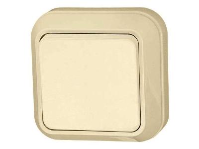 Выключатель MAKEL 1 клавиша кремовый 45201