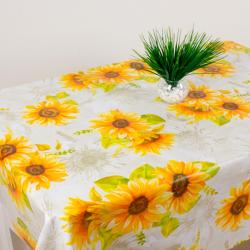 Клеенка уДачная, 130 см, 81567, Подсолнечники/1м/