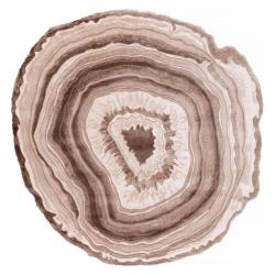 Ковер SAFIR 00847А BROWN/BROWN круг размер 1,17*1,17 м