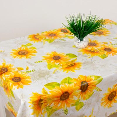 Клеенка уДачная, 130 см, 81567, Подсолнечники/1м/