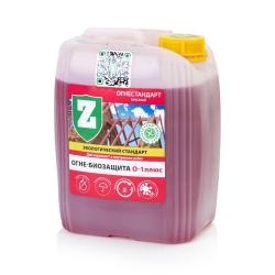 Огнебиозащитный состав ЗЕЛЕСТ О-1 Огнестандарт II группа Малиновый 5 кг