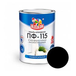 Эмаль OLECOLOR ПФ-115 Черный 20 кг
