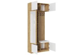 Прихожая СТИЛЬ Бостон Дуб Крафт золотой/Белый 1000*2360*414 мм