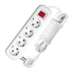 Удлинитель UNIVERSAL 4 гнезда с заземлением с выключателем 5 м 1735