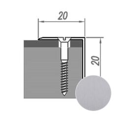 Профиль угловой НОВОСЕЛ У 6.1 Алюминий 1 м