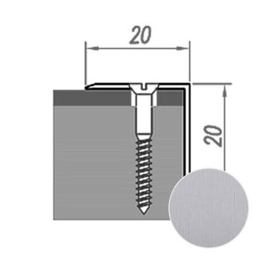 Профиль угловой НОВОСЕЛ У 6.1 Алюминий 1 м