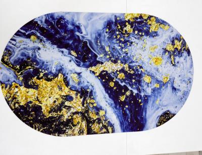 Коврик для ванной HEFEI RUBBER Спанч лазурит 40*60 см