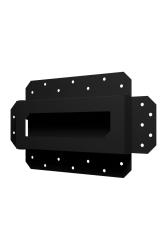 2510SGR, Решетка вентиляционная SGR 250x100 окраш.сталь Matt black ERA