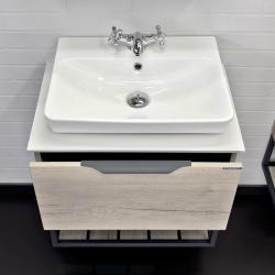 Тумба с раковиной COMFORTY Порто 60 дуб дымчатый 9055RA-50