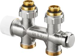 Узел запорно-присоединительный OVENTROP Multiblock TU прямой 1/2*3/4" НР-ЕК 1014033