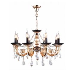 Люстра ЛАЙТ СФЕРА 7029/8 FGD+BK Золото