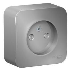Розетка SYSTEME ELECTRIC Blanca алюминий BLNRA000113