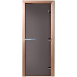 Дверь для бани DOORWOOD Графит 1900*700 мм