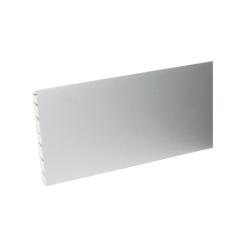 Цоколь ПВХ Шлифованный алюминий 100 мм 4 м