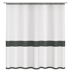 Штора для ванной FORA Stone Black 180*180 см