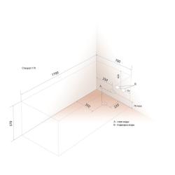 Ванна акриловая TRITON Стандарт 170*70 см
