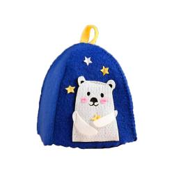 Шапка для бани Застенчивый мишка