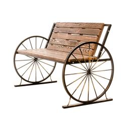 Скамейка ФАБРИКА ИНТЕРЬЕРНОЙ КОВКИ Коричневый 126*82*62 см