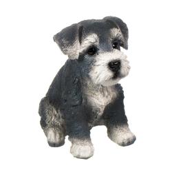 Копилка 17см Щенок Миттель чер.-белый/G009-17-302K/Яблоко/