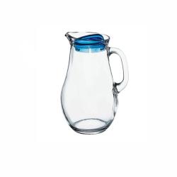 Графин 1850мл БИСТРО, с голубой крышкой /Pasabahce/