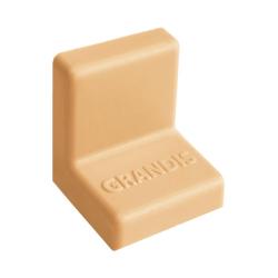 Уголок Grandis 25*25 стальной с накладкой ПВХ/груша/