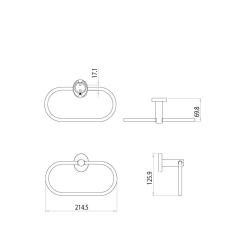 Держатель полотенца LEMARK Атлантисс