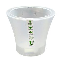 Горшок пластиковый ЛИВИНГРИН Ванда Бесцветный 2 л