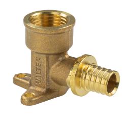 Уголок VALTEC комбинированный с креплением 20 мм 1/2" ВР VTm.454.G.002004