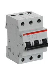 Автоматический выключатель ABB SH203 3P 40 A C 6 кА 2CDS213001R0404