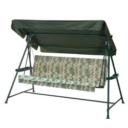 Качели садовые УДАЧНАЯ МЕБЕЛЬ Касабланка Зеленый 215*115*142 см
