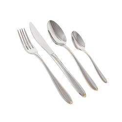 Набор столовых приборов FACE Julia Gold 24 предмета