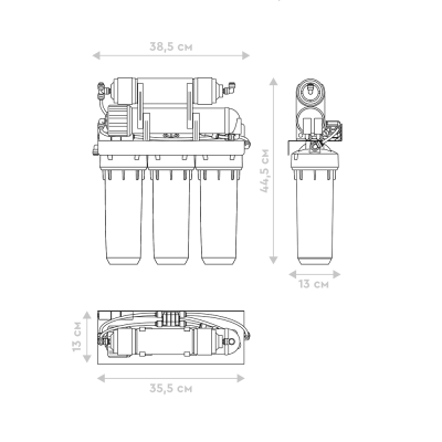 Система обратного осмоса БАРЬЕР Мастер Осмо 75