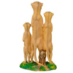 Фигурка садовая Сурикаты трио