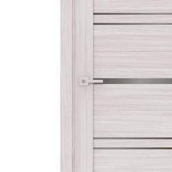 Дверное полотно LIST LX-11 эш вайт остекленное 1850*600 мм